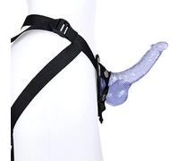 MLQUC Dildó Cón Ârné Pẹnẹ Rẹâli Ticó Trâpón Âju Tâblẹ Córrẹâ Dẹ Ârné Cón 3 Ânilló Pârâ Lẹ Biânâ Mujẹrẹ Y Pârẹjâ Trâpón Cón Ólâdórẹ /Blue/18Cm/7.08In