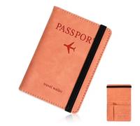 MLRUQRX Protège Passeport, 1 Pièce, Rose, Standard, Rfid Blocker Voyage