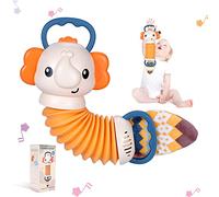 MLRYH Jouet Musical Éléphant Accordéon pour Bébé, Jouets D'éveil Musicaux,Jouet éducatif Précoce Instruments de Musique pour Les Enfants 1 2 3 Ans et Plus Enfant Parfait Cadeaux pour Les Enfants.