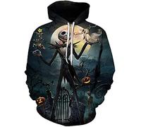 mlsjdger Sweat à capuche unisexe avec impression 3D Jack & Sally de Monsieur Jack et Sally pour adulte, Style 6, XX-Large