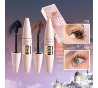 Mlsmile Ensemble De Mascara 3d Anti-Taches Allongant Curling Primer+Coloré 2-Pack.Y01 And Y03.