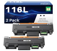 MLT-D116L Toner noir compatible avec Samsung MLT-D116L D116L MLT-D116S pour Samsung Xpress M2675FN M2625 M2625D M2825DW M2825ND M2875FD M2875ND M2875FW M2885FW W M283. 5DW (noir, lot de 2)