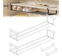 Mlthcig Slimdescent Cabinet Telescopic Shelf Shoes Rack, Retractable Expandable Shoe Rack Organizer for Closet, Upright Tall Skinny Slim Vertical Shoes Racks, Storage Narrow Standing Entryway(B#2PCS)