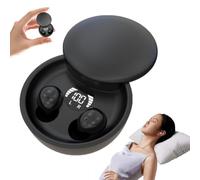 Mlthcig Ultra-Compact Bluetooth Sleep Earbuds, Mini Invisible Headphones Bluetooth 5.4 True Wireless in-Ear Earphones, Ridiculously Amall for Small Ear Canals Sleeping Invisible Ear Buds(Noir)