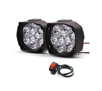 MLTLKPPVNG Phares Avant Phare De Moto 10W Feu Antibrouillard Projecteur Compatible Avec Les Scooters Honda CB 400SF R650R 125R R900RR XADV 750 CB1100(1pair 9)