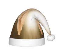 MLTRFGJ Chapeau de Noël pour enfants avec ailes d'ange imprimées, convient pour les vacances et les décorations de fête