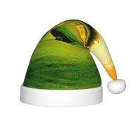 MLTRFGJ Chapeau de Noël pour enfants imprimé de terrain de golf, adapté pour les vacances et la décoration de fête