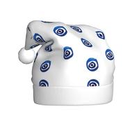 MLTRFGJ Chapeaux de Noël imprimés mauvais yeux pour adultes, fournitures de fête festives pour Noël et Nouvel An