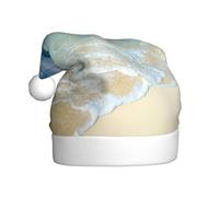 MLTRFGJ Chapeaux de Noël serene Coastal imprimés pour adultes, fournitures de fête festives pour Noël et Nouvel An