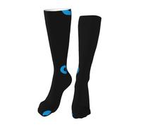 MLTRFGJ Chaussettes élégantes et confortables avec imprimé mauvais œil pour homme et femme, Noir , Taille unique
