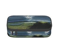 MLTRFGJ Sac à stylos portable de grande capacité imprimé horizon nocturne, convient pour l'école ou le bureau, Paysage, Taille unique, Trousse de maquillage