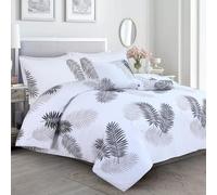 MLUNKQAIL Housse de Couette 240 X 260 Blanc Parure de Lit 240 X 260 Plume ImpriméEs Housses de Couettes Microfibre Douceur avec 2 Taies d'oreiller, avec Fermeture ZippéE
