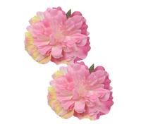 MLWSKERTY 2 pièces embrasses de Rideaux à Fleurs artificielles décoratives Boucles Pinces de retenue de draperie de fenêtre pour Les décors de Maison et de Mariage Attaches de Rideau à Clip en métal