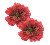 MLWSKERTY 2 pièces embrasses de Rideaux à Fleurs artificielles décoratives Boucles Pinces de retenue de draperie de fenêtre pour Les décors de Maison et de Mariage Attaches de Rideau à Clip en métal