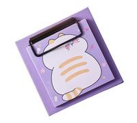 MLWSKERTY 30Sheets Cartoon Note Pad with Clipboard 3x3Inch Pocket Memos Pad for Daily Planning Note Taking School Office Supplies Notebook for Journaling