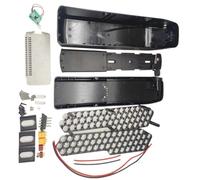 MLWSKERTY 52-Cell 18650 EBike Battery Case 36V/48V Upgrade Shockproof ABS Metal Housing High Capacity Lithium Batteries Box