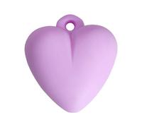 MLWSKERTY Acrylic Heart Pendant Bead DIY-Jewelry Making Necklace Charm Colorful Loose Bead with Hole for Women Girl Teen Pendant for Bracelets Making