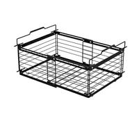 MLWSKERTY Bac De Rangement Extensible pour Congélateur Coffre Panier De Rangement Extensible Panier De Réfrigérateur Empilable avec Poignée Portable Bac De Rangement Réglable pour Congélateur