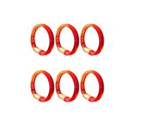 MLWSKERTY Bracelets Lumineux Colorés Pour Fête 6 Pièces Bracelets LED Élégants En Plastique Pour Fête D'anniversaire Ornement Bandes Lumineuses De Festival