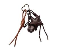 MLWSKERTY Breloque en cuir robuste et léger en forme d'étoile pour mettre en valeur vos sacs pendant les trajets ou les voyages