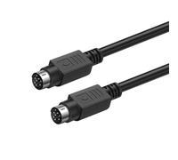 MLWSKERTY Câble D'extension Mâle/Femelle DIN 8 Broches pour Clavier De Jeu Et Accessoires De Console Cordon Adaptateur Robuste Rallonge De Clavier