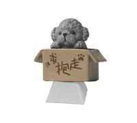 MLWSKERTY Capuchons de Touches Personnalisables, Design Chien, compatibles avec Les commutateurs croisés, claviers mécaniques de Jeu de Bureau, Capuchons de Touches en Forme d'animaux