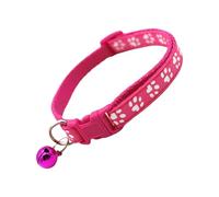 MLWSKERTY Collier Accessoire De Chats Mode avec Cloches Couleurs Lumineuses Paws Collier Cou Imprimé pour Formation À La Marche Extérieure Utilisez des Cloches Compagnie Charme