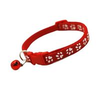 MLWSKERTY Collier Accessoire De Chats Mode avec Cloches Couleurs Lumineuses Paws Collier Cou Imprimé pour Formation À La Marche Extérieure Utilisez des Cloches Compagnie Charme