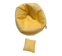 MLWSKERTY Decorative Doll Couch Lazy Pillow Compact Sofa Bed for Stuffed Doll Creative Desktop Decorative Accessories Bright Color Tiny Sofa for Plush Toy