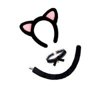 MLWSKERTY Ensemble D'accessoires De Costume Chats Bandeaux 'oreilles Cloches Queue Ras Du Cou Jupe Tutu 'accessoires Costumes Pour En Bas Âge Costume Cosplay Animal