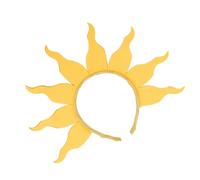 MLWSKERTY Glitter Sun Headband Fire Headbands Flame Hairband Raves Party Hair Accessories For Halloween Carnivals Party Decors Glitter Sun Headband