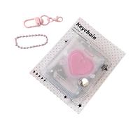 MLWSKERTY Glitters Accent Photo Card Organizers 2inch Transparents Album 32 Pocket Capacity Portable for Small Items Transparents Display Card Holders