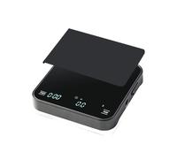 MLWSKERTY Heat Resistant Digital Scale 0.1g Accuracy 4 Functional Mode Auto Shutdown Compact 10cm Square Body Intelligent Mini Electronic Scale