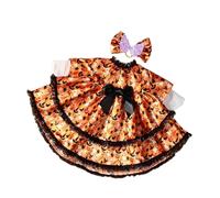 MLWSKERTY Jupe Décorative D'oies 'Halloween 23 Pouces Conception De Nœud Extérieur/intérieur en Polyester Accessoires Festifs pour Porche Et Patio Décoration De Cour 'Halloween