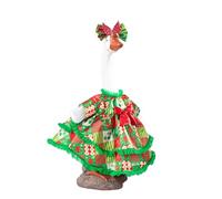 MLWSKERTY Jupe Décorative D'oies 'Halloween 23 Pouces Conception De Nœud Extérieur/intérieur en Polyester Accessoires Festifs pour Porche Et Patio Décoration De Cour 'Halloween