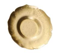 MLWSKERTY Metal Drink Coasters Nonslip Table Decors Coasters Texture en Laiton Accessoires Accessoires Adaptés À Cuisine