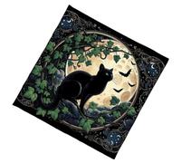 MLWSKERTY Nappe en Velours Élégante Tapis De Divination Portables avec des Œuvres d'art Mystiques pour Les Méditations Spirituelles Et La Décoration De La Maison Tarots Portables Tapis en Velours