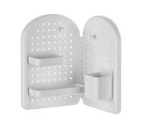 MLWSKERTY Organisateurs Muraux avec Disposition en Panneaux Perforés Interchangeables Rangement d'angle Permettant D'économiser De l'espace pour Les Accessoires De Bureau Étagère De Bureau d'angle