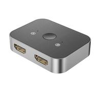 MLWSKERTY Splateur HDTV Splitter 1 sur 2 Out 8k Affichage De Séparateur Câble 2 KN Affichage Manuel pour Les Consoles Jeu Accessoires Switcher Moniteur Bureau avec Bouton