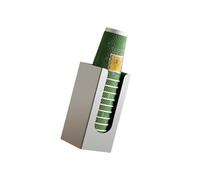 MLWSKERTY Sturdy Acrylic Paper Cup Dispenser Organizers Compact Storage Rack Fit Cups for Home Office Use Hygienic Cup Holder with Quick Maintenance