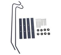 MLWSKERTY Swivels À 360 Degrés Hangle De Rust Proomes Plant pour Les Balcons Rails d'oiseaux D'extérieur Porteurs Black Outdoor Decoration Hook