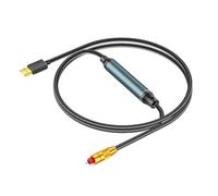 MLWSKERTY USB to SPDIF Sound Adapter Cable for Professional Recording Studios and Personals Sound Systems Fiber Optics Audios Converters