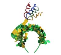 MLWSKERTY Vibranted Green Party Stripes Headband For Patrick's Day Celebration Perfect For Parties And Decorations Patrick's Day Accessories