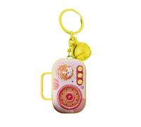 MLWSKERTY Vintage Cartoon Music Box Recorder Keychain Pendants Ornaments with Playback and Recording Function for Daily Use Player Keychain