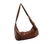 MLWSKERTY Women Bag Large Capacity Shoulder PU Leather Crossbody Simple Dumplings Retro Messengers For Daily Women Crossbody Large Capacity Shoulder Student School Messenger