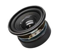 MLWSKERTY Woofer Circulaire de 52mm avec magnétique Externe, 4Ohms et 5W, Corne de Basse à Bords en PU/Caoutchouc, Partie métallique magnétique Externe
