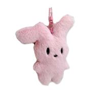 MLWSKERTY Y2k Porte-clés lapin en peluche avec pendentif mignon pour sac à main et sac à main pour femme et fille, Porte-clés., as shown in the picture
