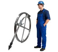 MLYAYE Déboucheur de canalisations en Forme de Serpent avec tête à Impact puissante et Support de Rangement, câble en Acier Robuste(L 72FT/21.9M)