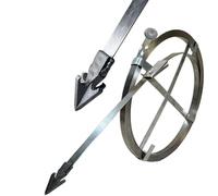 MLYAYE Déboucheur de canalisations extérieur à câble en Acier, Outil de débouchage spécialisé pour canalisations d'égout(W 3cm/1.2'',L 72FT/21.9M)