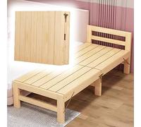 MLYAYE Lit Pliant en Bois pour Tout-Petits, Filles et garçons, idéal pour l'intérieur, Style Vintage, léger, pour Chambre/crèche/Bureau/dortoir, Longueur 180-200 cm(H - 50cm,L 200 x W 30 cm)